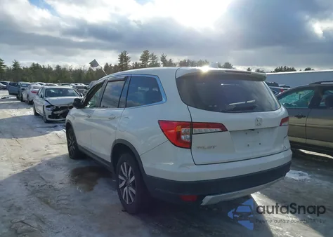 2019 Honda Pilot Ex-L z USA, uszkodzony, nr VIN 5FNYF6H53KB081892